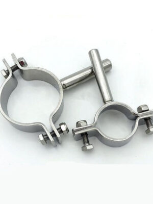 Industrial pipe clamp for pipe support and fastening applications