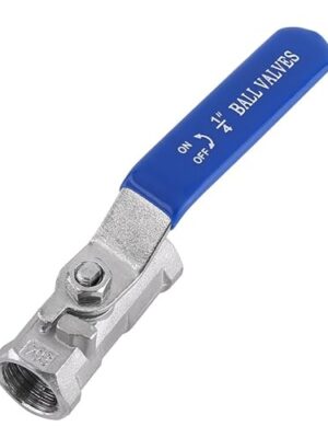 1/4-inch stainless steel ball valve for instrumentation and industrial piping systems
