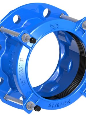 Flanged adapter for industrial water and piping system connections