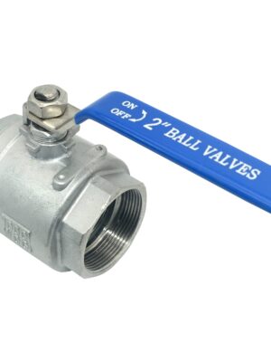 2-inch stainless steel ball valve for industrial piping and flow control systems