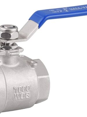 3/4-inch stainless steel ball valve for industrial piping and flow control systems