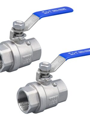 Stainless steel ball valve for industrial flow control and shut-off applications