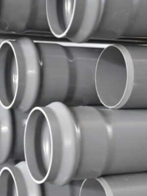 PVC pipes for water distribution, drainage, and industrial fluid transportation systems