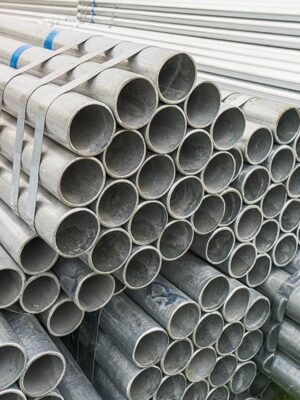 Hot-dip galvanized steel pipe for water and industrial piping systems