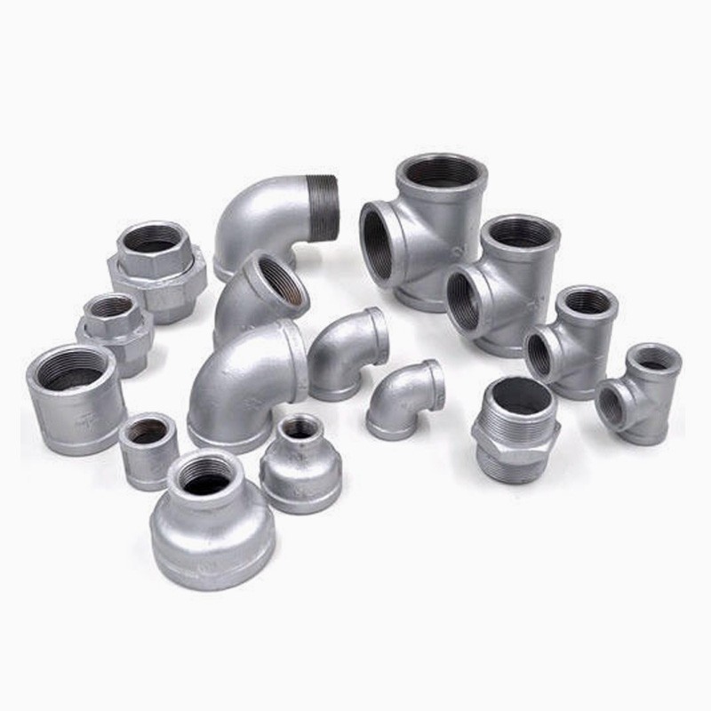 Galvanized iron fittings for industrial and commercial piping systems