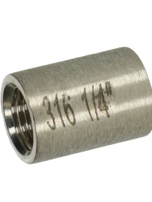 1/4 inch stainless steel threaded socket fitting for industrial piping systems