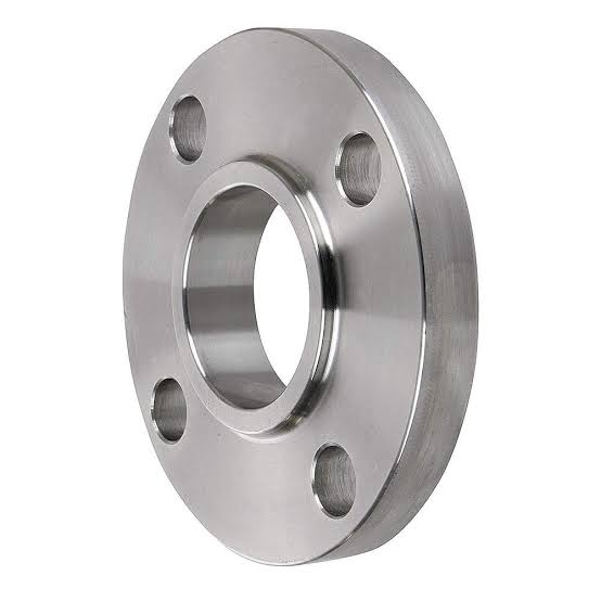 Mild steel flanges for industrial piping and equipment connections