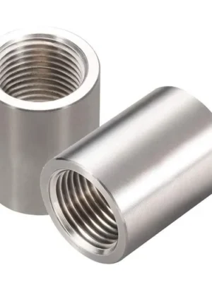 3/8-inch stainless steel threaded socket for industrial piping and instrumentation systems