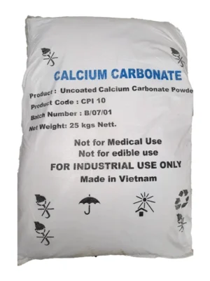 Calcium Carbonate white powder by NOKS Industrial Systems