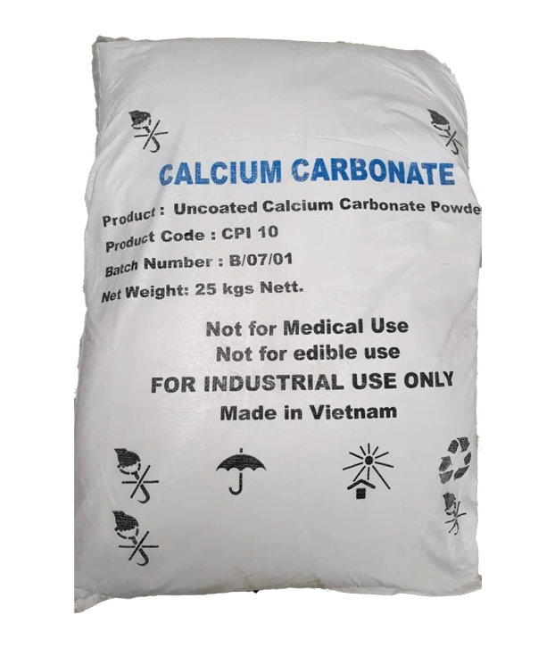Calcium Carbonate white powder by NOKS Industrial Systems