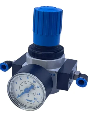 Compact miniature air regulator for pneumatic systems, compressed air pressure control, and industrial automation in Kenya, Uganda, and Tanzania.