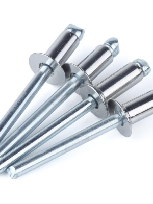 Stainless steel rivets for industrial fastening and sheet metal fabrication