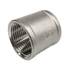 1-inch stainless steel threaded socket for industrial piping systems