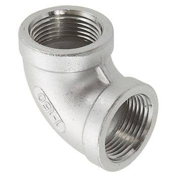 1¼-inch stainless steel elbow fitting for industrial piping systems
