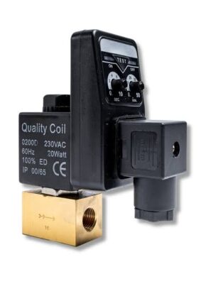 Automatic condensate drain valve for compressed air systems and air compressors