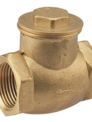 Industrial non-return valve (NRV) for preventing reverse flow in piping systems