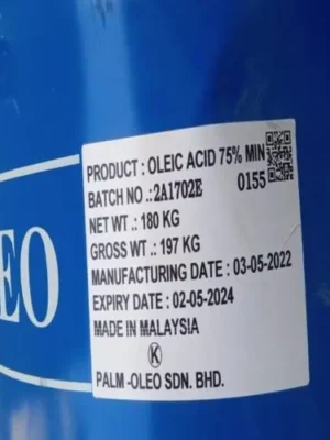 Oleic Acid industrial liquid by NOKS Industrial Systems