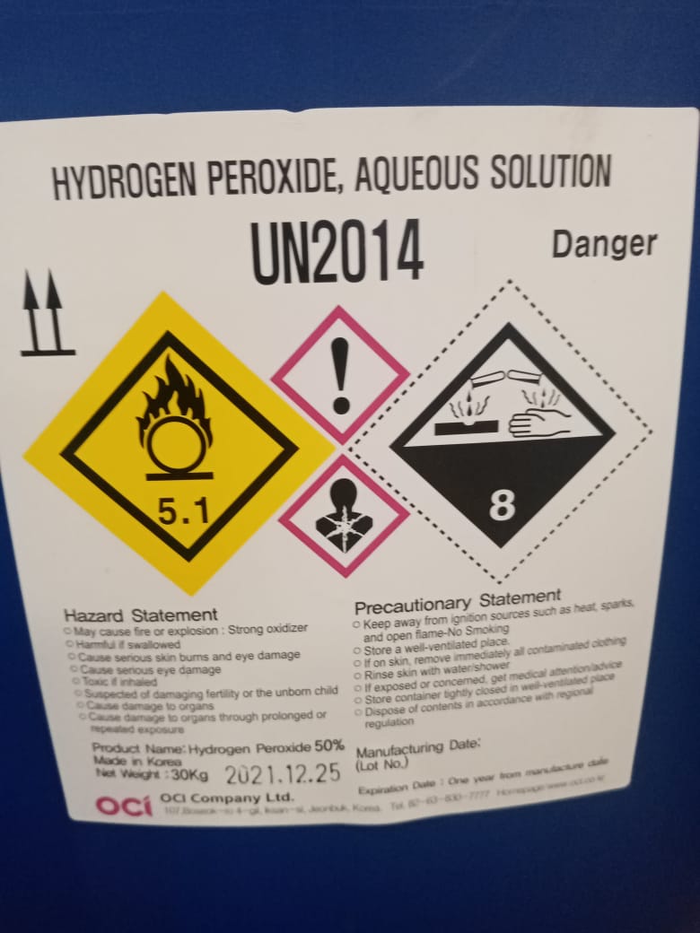 Hydrogen Peroxide chemical for water treatment, textile bleaching, industrial cleaning, pulp and paper processing, and manufacturing applications in Kenya, Uganda, and Tanzania.